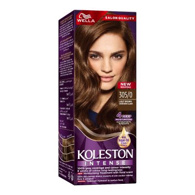 Wella, Koleston, Maxi Hair Color Light Brown 305/0 - 1 Kit