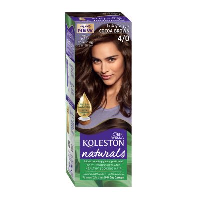 Wella, Koleston, Natural Hair Color Cocoa Brown 4/0 - 1 Kit