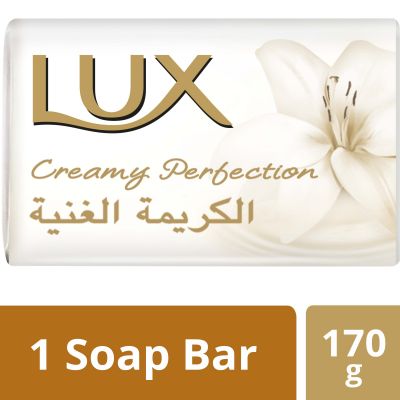 Lux Soap Bar Creamy Perfection For Smooth Fragrant Skin With White - 170 Gm