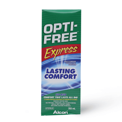 Opti Free Express Solution For Contact Lenses - 355 Ml