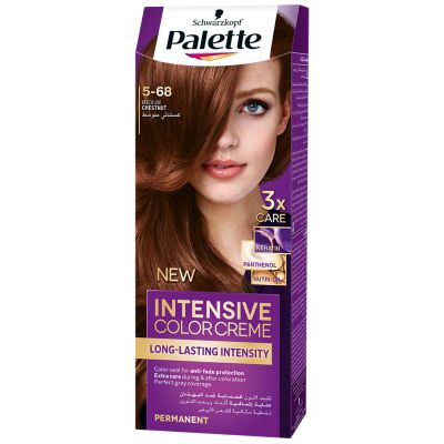 Palette, Hair Color, Intensive Color Creme, 5-68 Middle Chestnut - 1 Kit