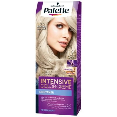Palette, Hair Color, Intensive Color Creme, 10-2 Ash Blonde - 1 Kit