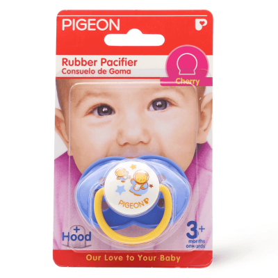 Pigeon, Rubber Pacifier, Cherry, Space Shape, From 3+ Months - 1 Pc