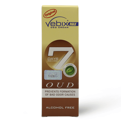 Vebix Deodorant Cream Prevents Formation Of Bad Odor Causes Oud - 25 Ml