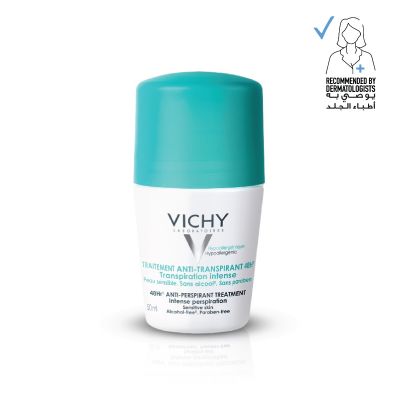 Vichy Deodorant 48 - Hour Lasting Intensive Antiperspirant For Excessive Perspiration - 50 Ml