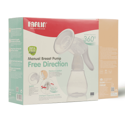 Farlin Manual Breast Pump With Bottle - 1 Pc