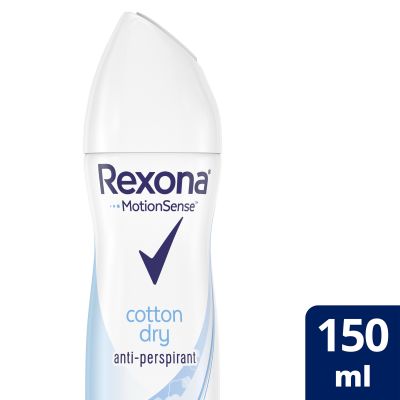 Rexona Motionsense Deodorant Spray Antiperspirant Cotton Dry - 150 Ml