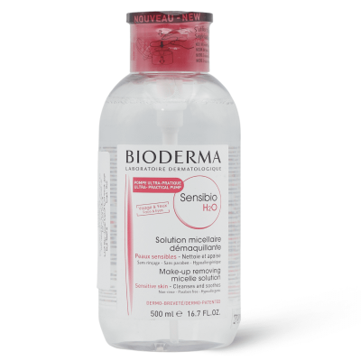 Bioderma Sensibio H2O Make Up Remover Micellar Solution - 500 Ml