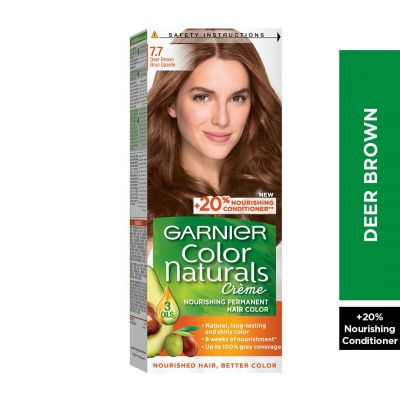 Garnier, Color Naturals, Hair Color, Deer Brown 7.7 - 1 Kit