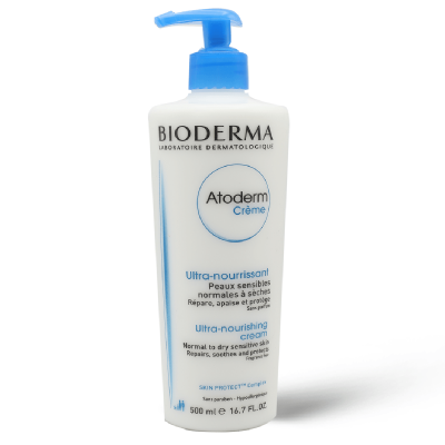 Bioderma Atoderm Nourishing Cream For Dry To Very Dry Sensitive Skin - 500 Ml