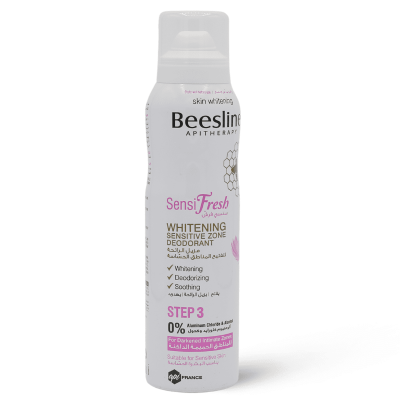 Beesline, Deodorant, Spray, Whitening Sensitive Area, Sensifresh - 150 Ml