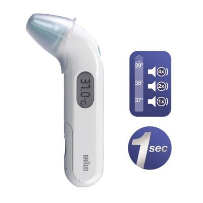 Braun, Thermoscan 3, Ear Thermometer, Fast & Accurate, IRT 3030  - 1 Device