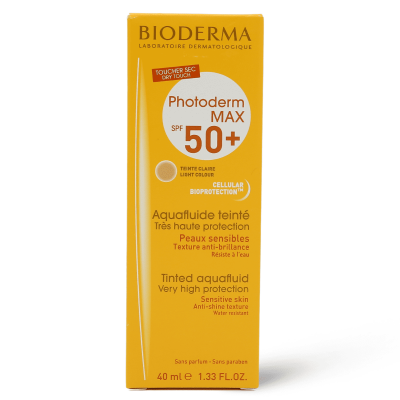 Bioderma Photoderm Aqua Fluid Spf 50+ Protects From Sunburns With Color - 40 Ml