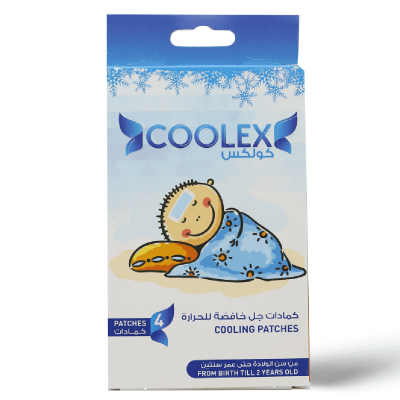 Coolex, Cooling Patches, From Birth To 2 Years Old - 4 Pcs