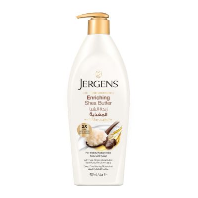 Jergens Body Lotion Shea Butter Moisturizes Dry Skin, Provide Deep Nourishment - 400 Ml