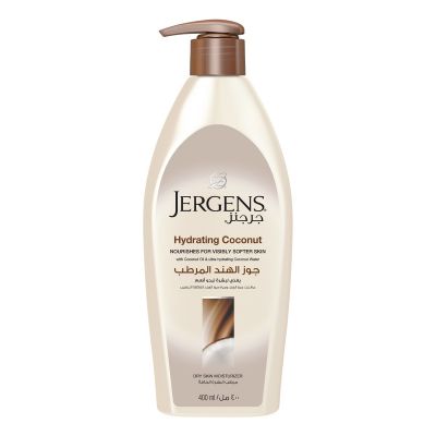 Jergens Body Lotion Coconut Moisturizes Dry Skin, Provide Deep Nourishment - 400 Ml