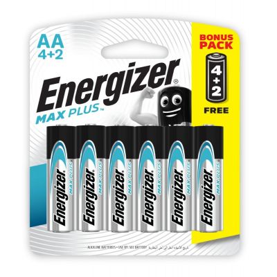 Energizer Battery Max Plus Aa Bp 4+2 Free -1 Kit