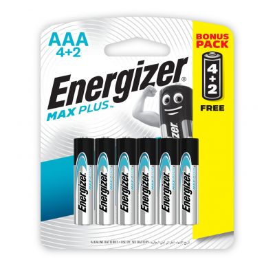 Energizer Battery Max Plus Aaa Bp 4+2 Free - 1 Kit