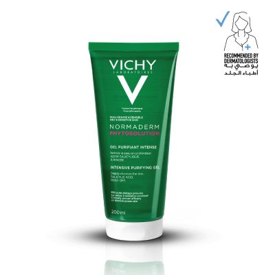 Vichy, Normaderm, Phtyosolution, Intensive Purfying Gel, For Oily Skin - 200 Ml