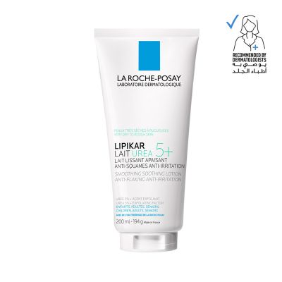 La Roche-Posay, Lipikar Lait Urea 5+, Body Lotion For Dry Skin - 200 Ml