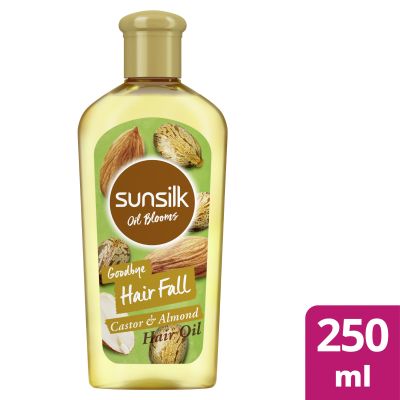 Sunsilk Hair Oil Goodbye Hair Fall Castor & Almond - 250 Ml