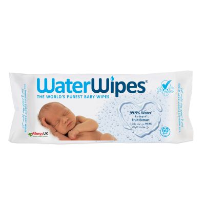 Waterwipes Original Water Wipes Baby Wipes - 60 Pcs