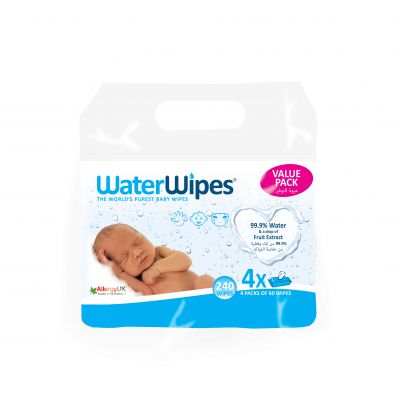 Waterwipes Original Water Wipes Baby Wipes - 240 Pcs