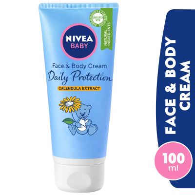 Nivea Baby Face & Body Cream Daily Protection With Calendula Extract - 100 Ml