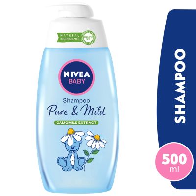 Nivea Baby Shampoo, Pure & Mild, With Camomile Extract - 500 Ml