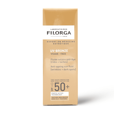Filorga Uv-Bronze, Spf 50+, Anti-Ageing & Antiwrinkle Fluid & Dark Spots - 40 Ml
