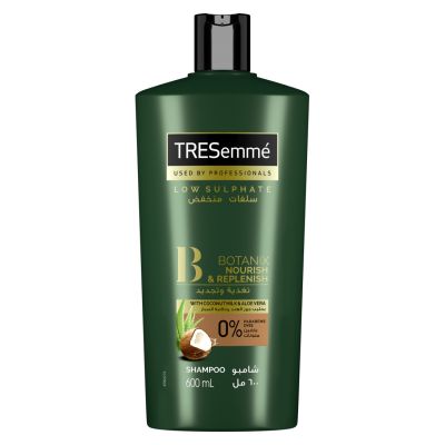 Tresemme Shampoo With Botanix Nourish & Replenish With Coconut And Aloe Vera - 600 Ml