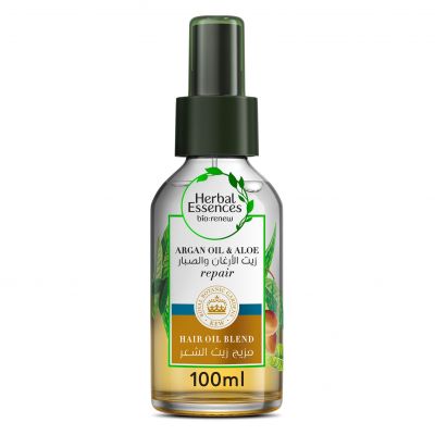 Herbal Essences, Argan Oil & Aloe Vera Hair Oil Blend For Hair Repair - 100 Ml