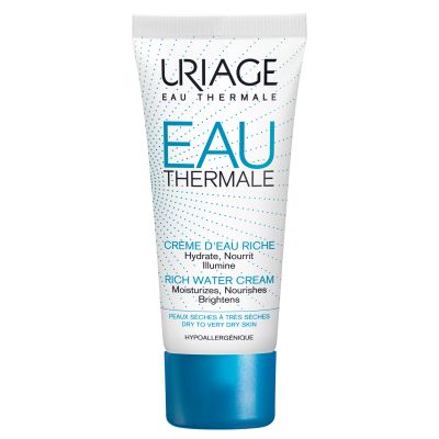 Uriage Eau Rich Water Moisturizer Cream For Dry To Very Dry Skin - 40 Ml