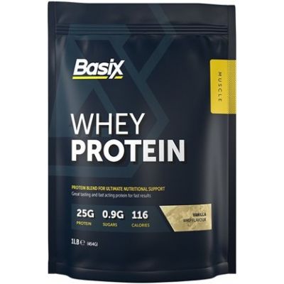 Basix, Whey Protein, Vanilla Whip Flavour - 454 Gm