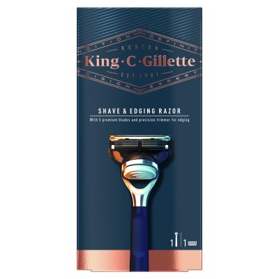 King.C.Gillette, Shave & Edging Razor - 1 Kit