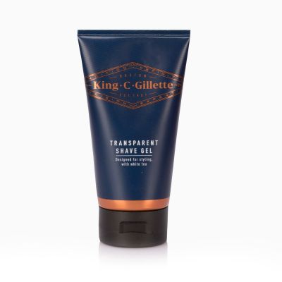 King.C.Gillette, Transparent Shave Gel - 150 Ml