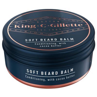 King.C.Gillette, Soft Beard Balm - 100 Ml