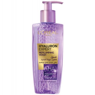 L'Oreal, Hyaluron Expert, Replumping Face Cleansing Wash, With Hyaluronic Acid - 200 Ml