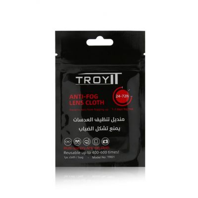 Troy, Lens Cleaning Cloth, Anti-Fog, Reusable - 1 Pc