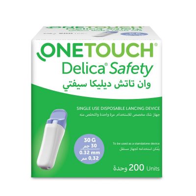 Onetouch Delica Safety, Lancets - 200 Pcs