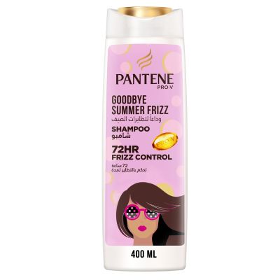 Pantene, Pro-V Goodbye Summer Frizz, Shampoo, 72H Frizz Control - 400 Ml