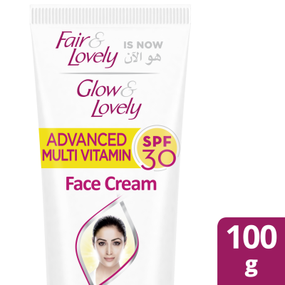 Glow & Lovely, Face Cream, Advanced Multivitamin, With Spf30 - 100 Gm