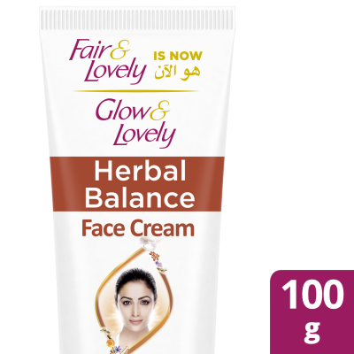 Glow & Lovely, Face Cream, Herbal Balance - 100 Gm