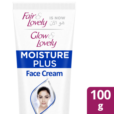 Glow & Lovely, Face Cream, Moisture Plus - 100 Gm