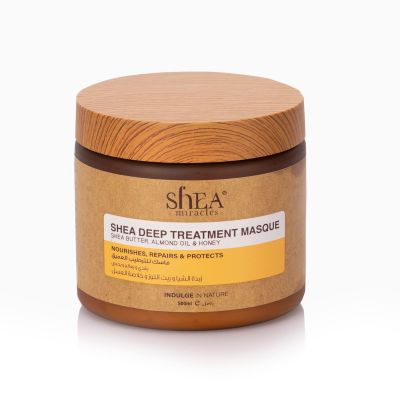 Shea Miracles, Hair Mask, Almond & Honey, Nourish, Repair & Protect - 500 Ml