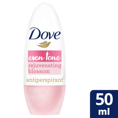Dove, Deodorant, Roll On, Even Tone, Rejuvenating Blossom - 50 Ml