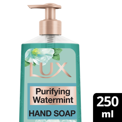 Lux, Hand Wash, Purifying Watermint, With Effective Germs Washing Away - 250 Ml