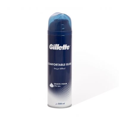 Gillette, Shave Foam, Comfortable Glide - 250 Ml