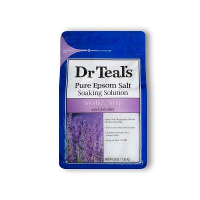 Dr Teals, Bath Salt, Soaking Solution, Soothe & Sleep, Lavender - 1360 Gm