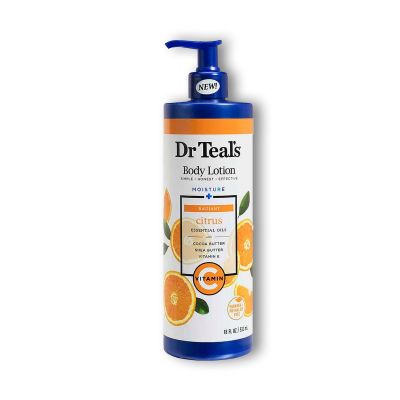 Dr Teals, Body Lotion, Radiant, Vitamin C Citrus Essential Oils - 532 Ml